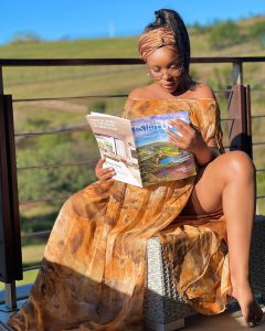Mbalenhle Mavimbela shows pregnancy glow