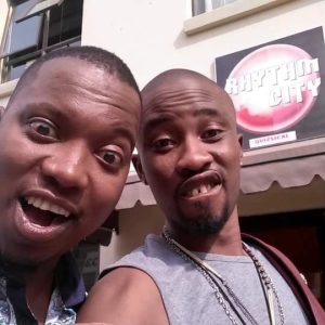 Brian 'Bruno' Majola and his friend