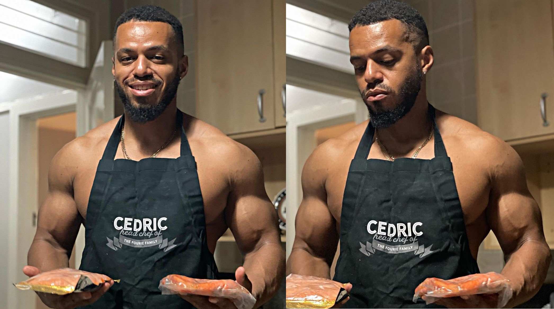 Lehasa from Skeem Saam 'Cedric Fourie' sets tongues wagging with his chef pictures