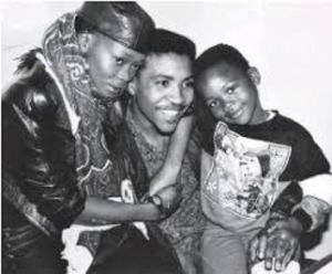 Bongani Fassie and her family