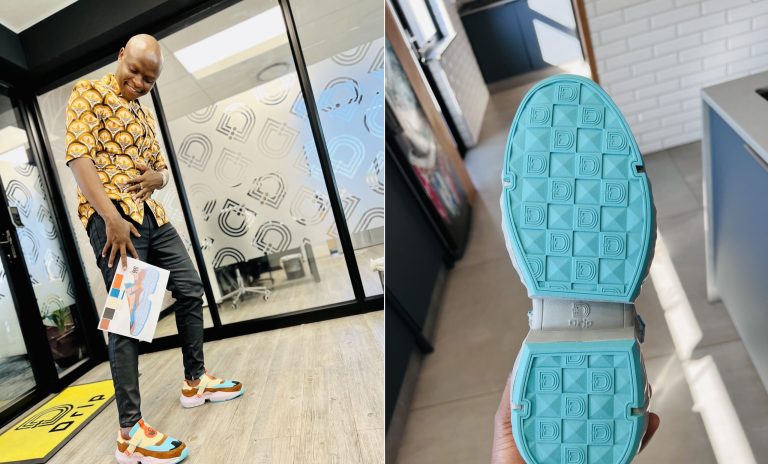 Watch: Rapper Cassper Nyovest releases first pictures of the new Root Of Fame sneakers