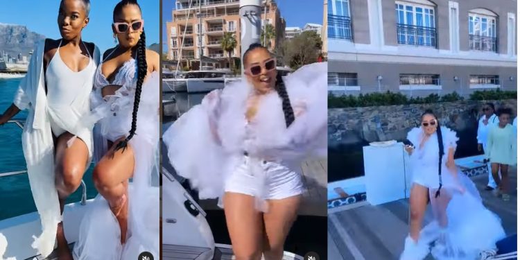 Nonku Williams raises the bar on her 43rd all-white Birthday celebrations in Cape Town