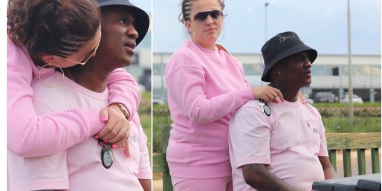 Jub Jub reportedly cheated and conned his girlfriend Tumi Mthembu. Here he is pictured with girlfriend Zenith Mia.