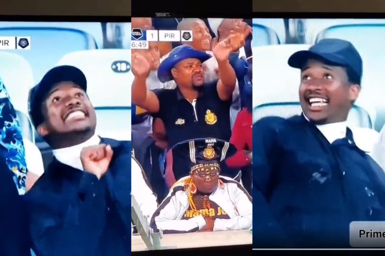 Watch: Royal AM Chairman Andile Mpisane slammed by fans for unjustified dancing during a loss to Orlando Pirates