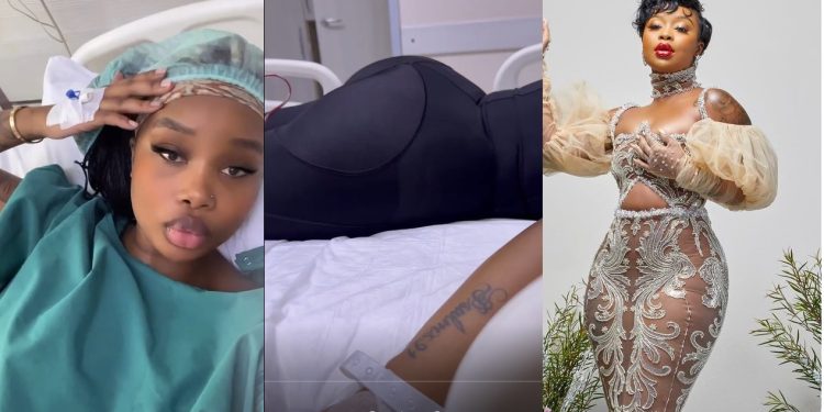 Sithelo Shozi shares before and after plastic surgery pictures in Turkey