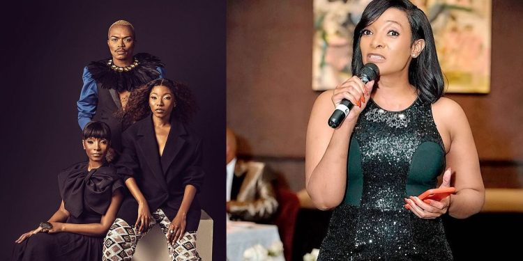 Palesa Madisakwane and Somizi Mhlongo