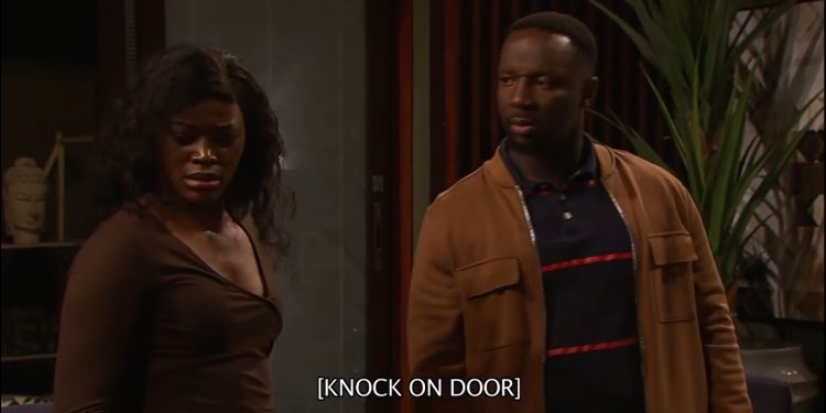 Tenda calls the police as Rosemary arrives