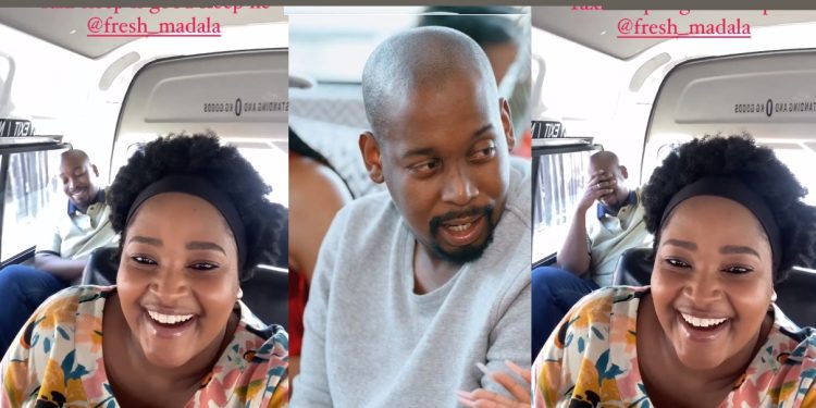 Lazy in real life? Watch Gomora actor Sbonga 'Khaya Mthembu' caught sleeping in a taxi by Pretty 'Siyasanga Papu'
