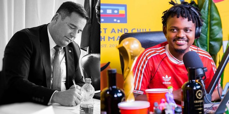 Democratic Alliance President John Steenhuisen with MacG - Source: Instagram