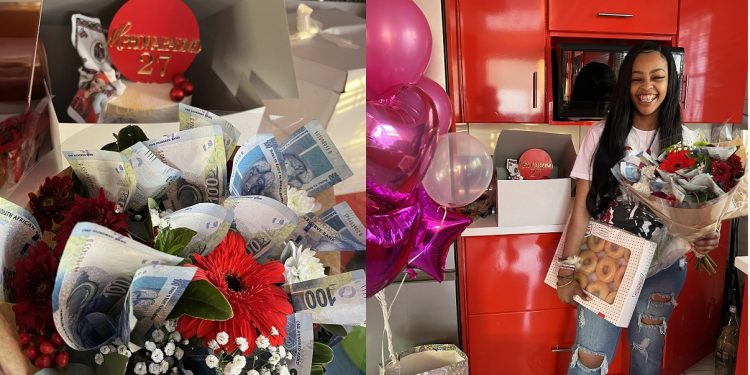 Themba spoils Mpho Wabadimo on her birthday - Source: Instagram