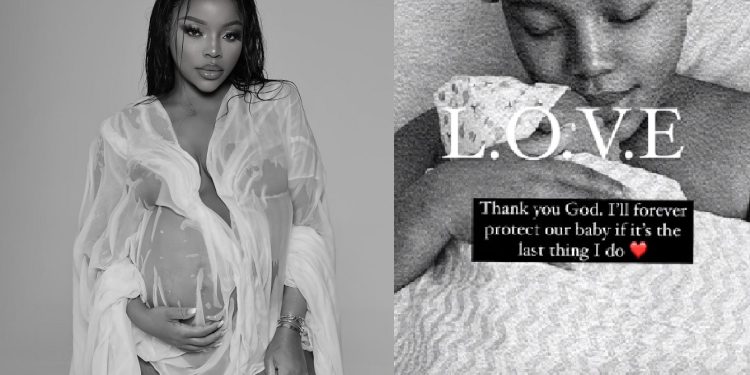 Faith Nketsi secret pregnancy