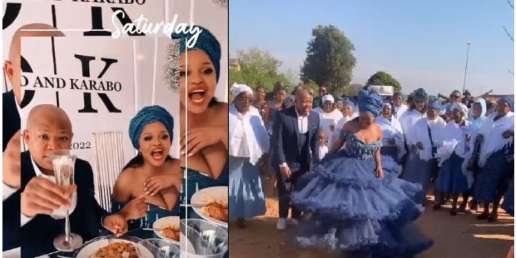 A look inside Karabo Ntshweng from YoTV's traditional wedding