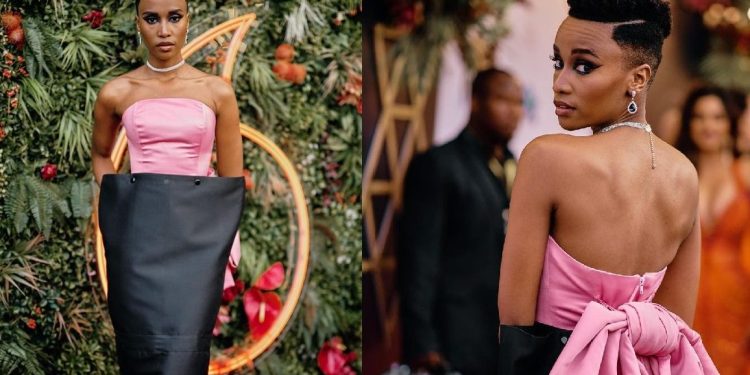 Former Miss SA Zozibini Tunzi at the Miss SA 2022 - Source: Instagram