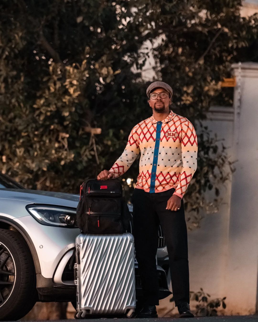 Maps Maponyane shows flaunts a Mercedes Benz worth R3m