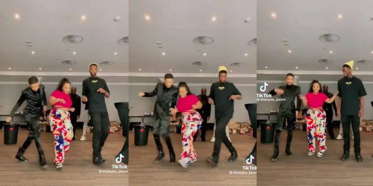 He loses rhythm like a white person: Watch as Lasizwe embarrasses himself after challenging Robot Boii on a dance challenge