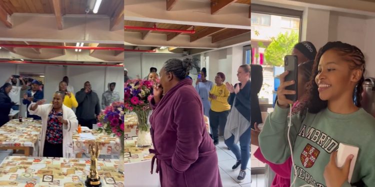 It's coming home: Watch as the Gomora family celebrates Mam Sonto 'Connie Chiume's lifetime achievement award homecoming