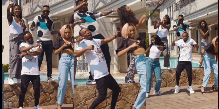 Natasha Thahane does the Sikilidi Dance Challenge