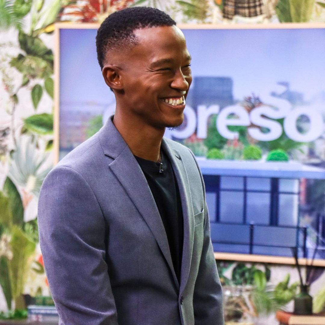 Katlego Maboe working at Expresso