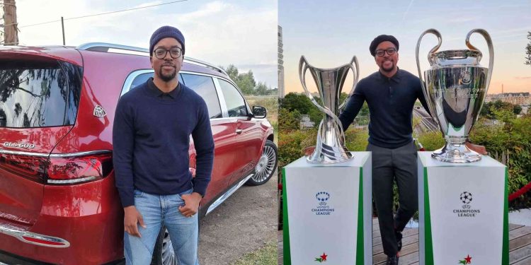 Maps Maponyane shows flaunts a Mercedes Benz worth R3m