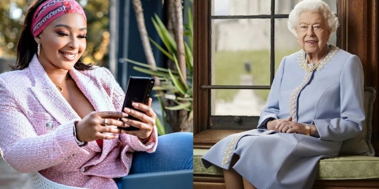 Boity makes fun of the Queen's passing, Mzansi supports her