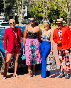 Somizi, Shauwn Mkhize, Ndo Maleho and Keflwe Mabote 