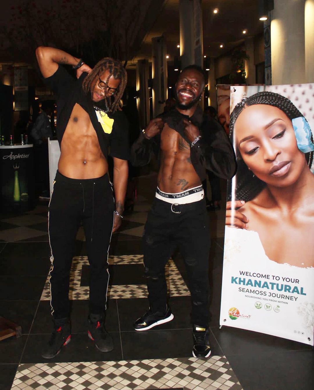 Inside actress Khabonina Qubeka's Blaq Launch. Image: Instagram