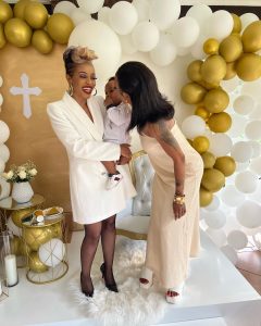 Zandile and Kelly Khumalo