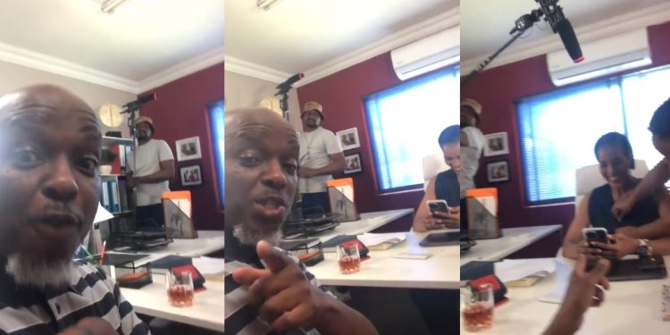 The moment The Queen actor 'Brutus' Themba Ndaba gets jealous of 'Harriet' Connie Ferguson