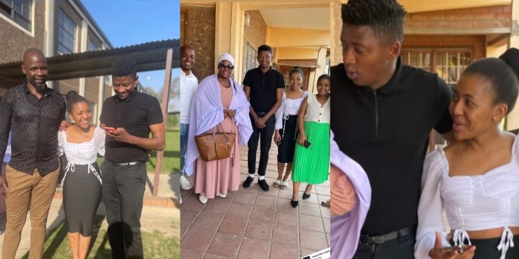 Gomora actors Sizwe 'Ayanda Daweti' and Gugu 'Velile Makhoba' real-life intimate moments ends with a visit to Dawn Thandeka King's family-min