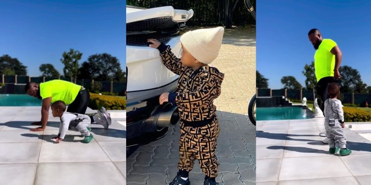 Cassper Nyovest celebrates his son Khotso's birthday in style
