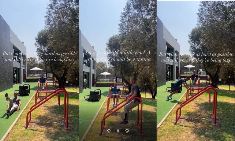 Watch: Jama from Skeem Saam ‘Oros Mampofu’ shows how he maintains his stunning body in a workout video