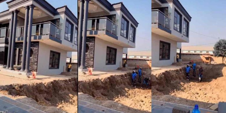 King Monada swimming pool construction