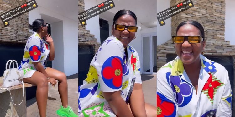 MaMkhize reveals the person she borrows clothes from