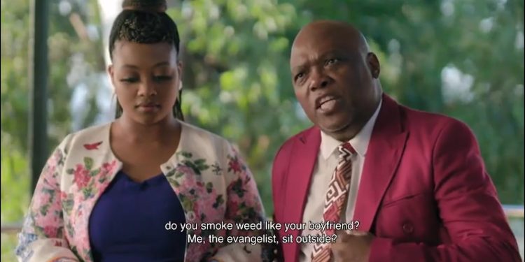 Mbatha shows up at Kwanjomane's with the KFC first lady and exercises his power in style on Uzalo