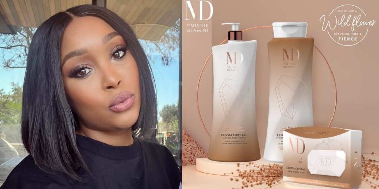 Minnie Dlamini's skincare range