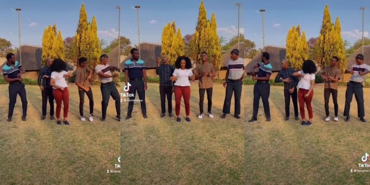 Olerato 'Lorraine Moropa' challenges Brutus' sons on Skeem dance challenge
