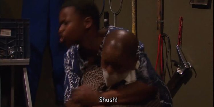 Rosemary binds and gags Gugu tonight on Muvhango
