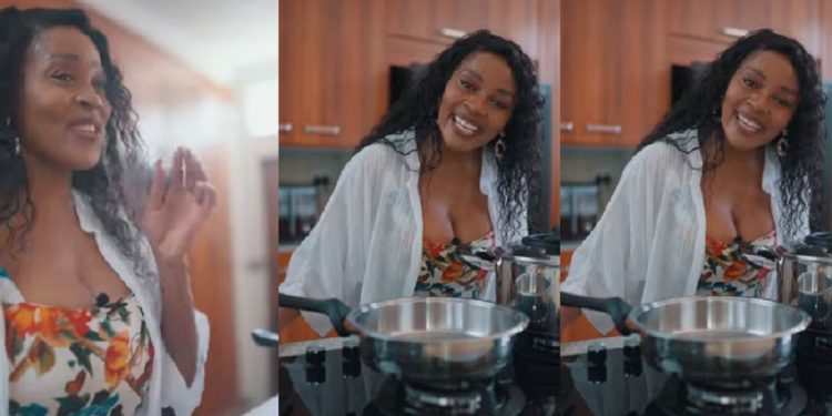 Thembi Seete cooking