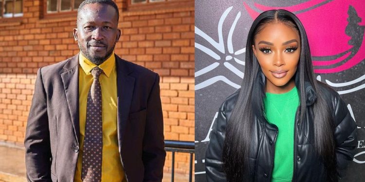 Thembi Seete and Mr Magongwa