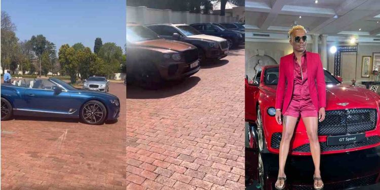 Somizi and Shauwn Mkhize Bentleys