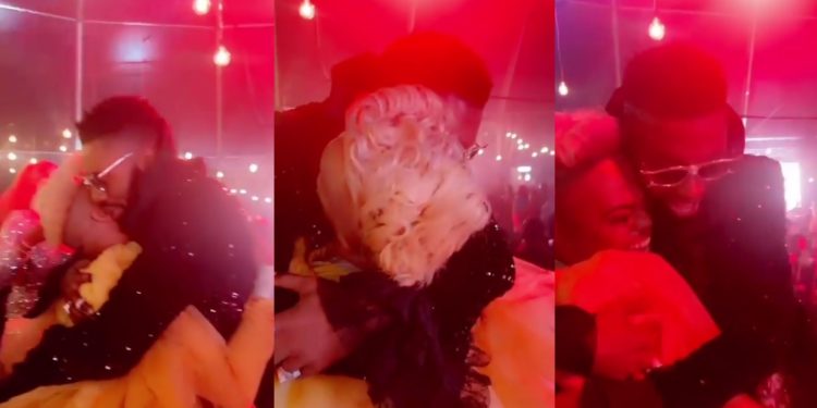 Somizi spotted hugging and kissing Nigerian fashionista Swanky Jerry in a club