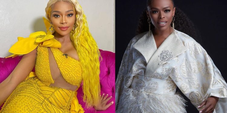 Thembi Seete and Unathi Nkayi