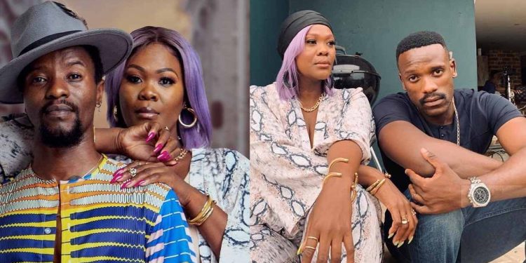 Zikhona Sodlaka with Abdul and Bonko Khoza