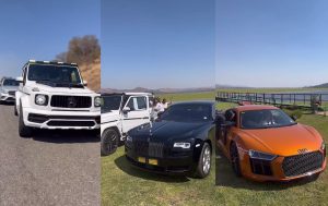 Living the American dream: Influencer Kefilwe Mabote and her friend’s R20 million car convoy gets Mzansi talking
