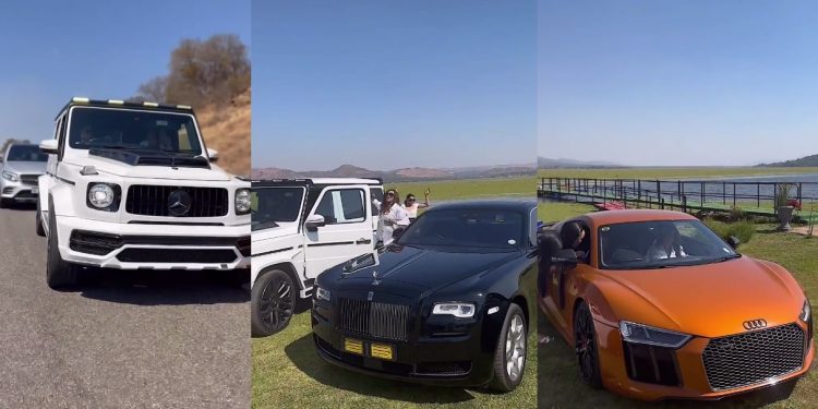 Living the American dream: Influencer Kefilwe Mabote and her friend’s R20 million car convoy gets Mzansi talking
