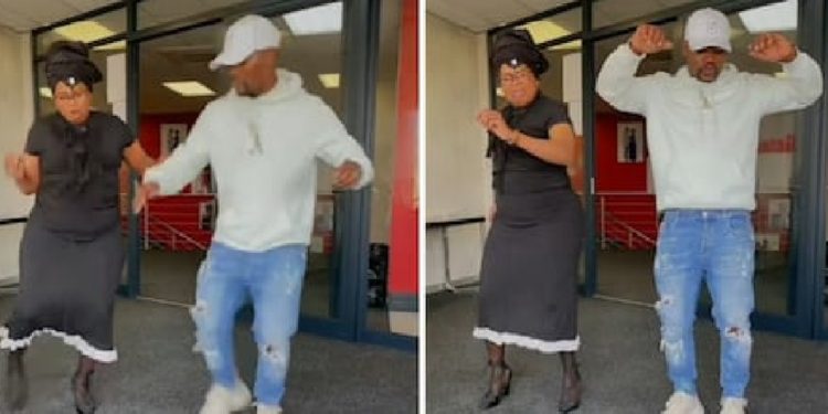 Skeem Saam actors Kwaito and MaNtuli nail the manca challenge - Source: TikTok