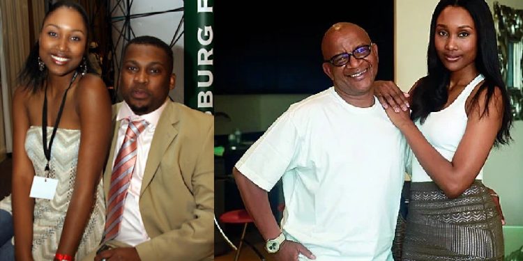 Actress Zitha Langa ‘Zoe Mthiyane’ with Robert Marawa and Lebo M - Source Twitter