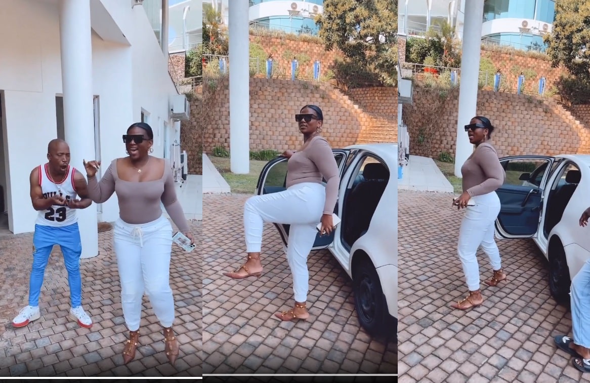 Fire Emoji: Watch as MaMkhize's bum-shaking dance moves causes commotion on social media