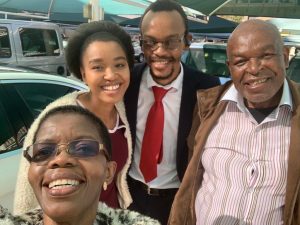 Nota Baloyi and Berita in happier times