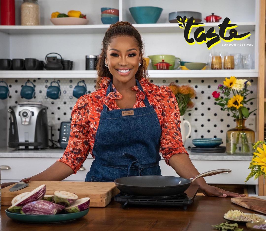 Lorna Maseko in the Taste of London kitchen
